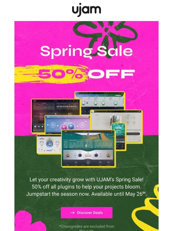 UJAM - ? UJAM’s 50% Spring Sale! ?
