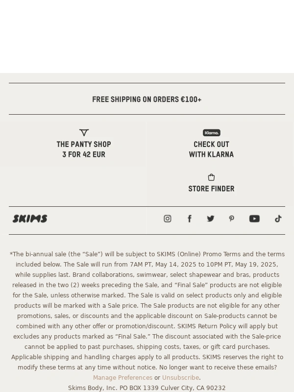 Skims - ICYMI: 30% OFF SITEWIDE