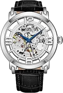 Stuhrling Original Skeleton Watches for Men – Mens Automatic Watch Self Winding Mens Dress Watch – Mens Winchester 44 Elite Watch Mechanical Watch for Men