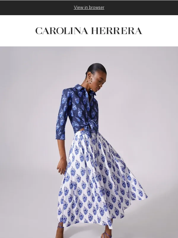 Carolina Herrera - Dive into Ocean Blues
