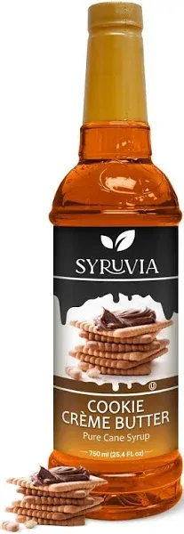 Syruvia Cookie Butter Coffee Syrup
