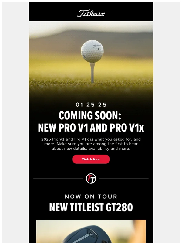 Titleist - First Look: New 2025 Pro V1