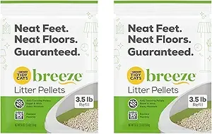 Purina Litter Tidy Cat Breeze Pellets, 3.5 lb, 2 Packs, Limited Edition