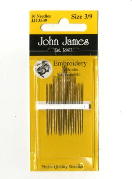 John James Embroidery Needles
