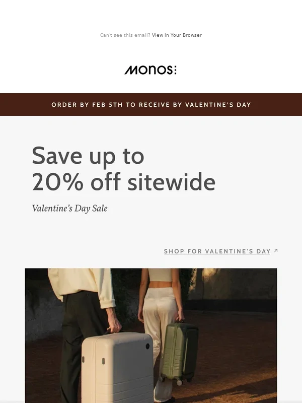 Monos - Luggage sets for your loved ones