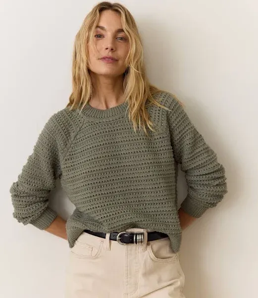 Marine Layer Women's Montecito Crewneck Sweater