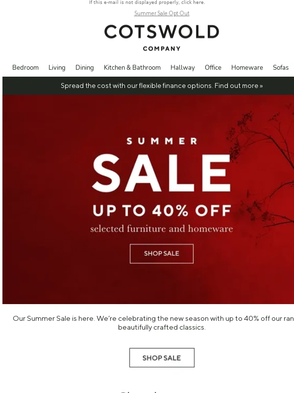 The Cotswold Company - Up to 40% OFF | Our Summer sale is now on