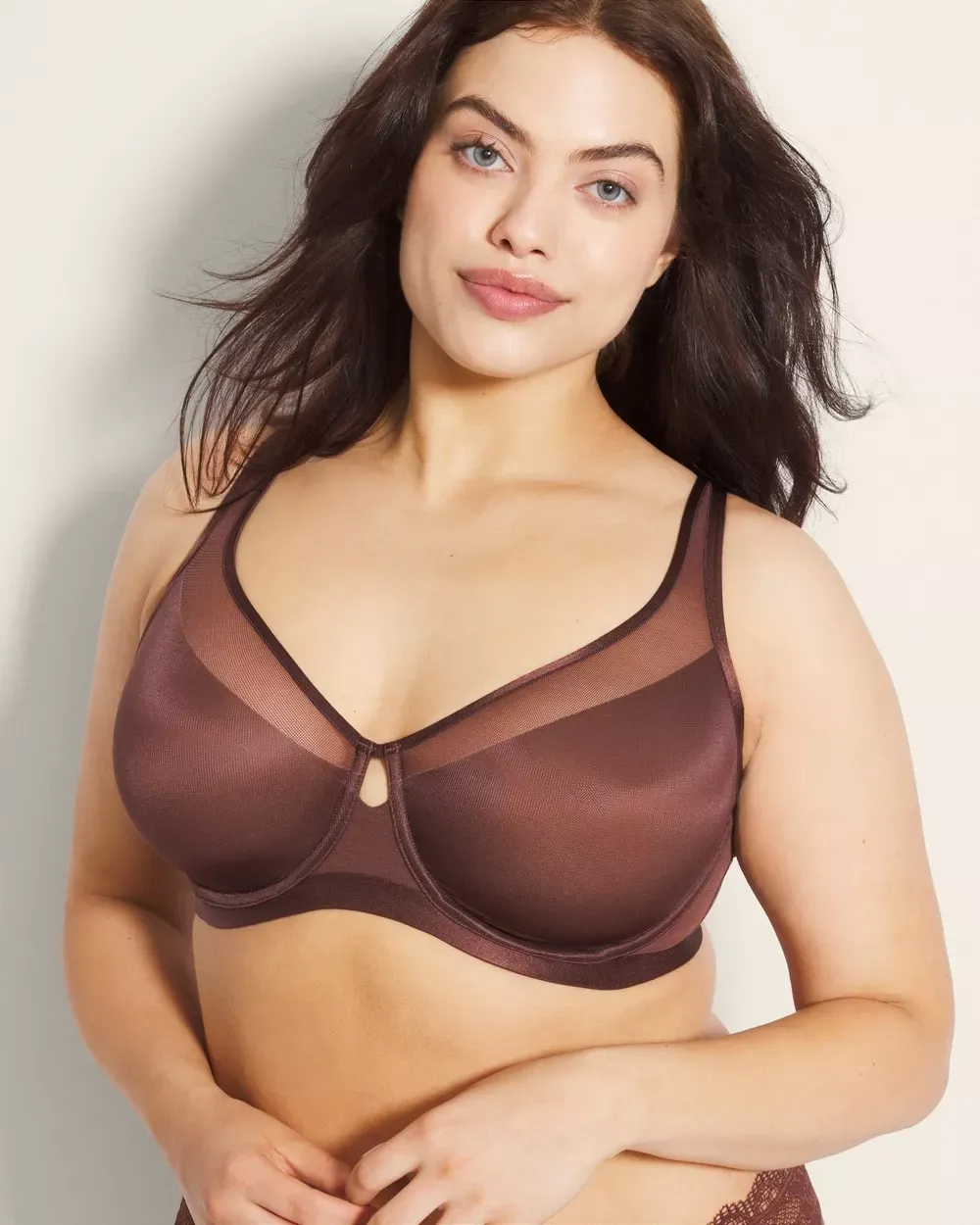 Unbelievable Lift Scoop Balconette Unlined Bra in Brown size 34DD   Soma - Women - Mocha - 34DD