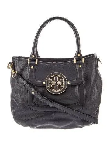 Tory Burch Women's Amanda Classic Pebbled Leather Hobo