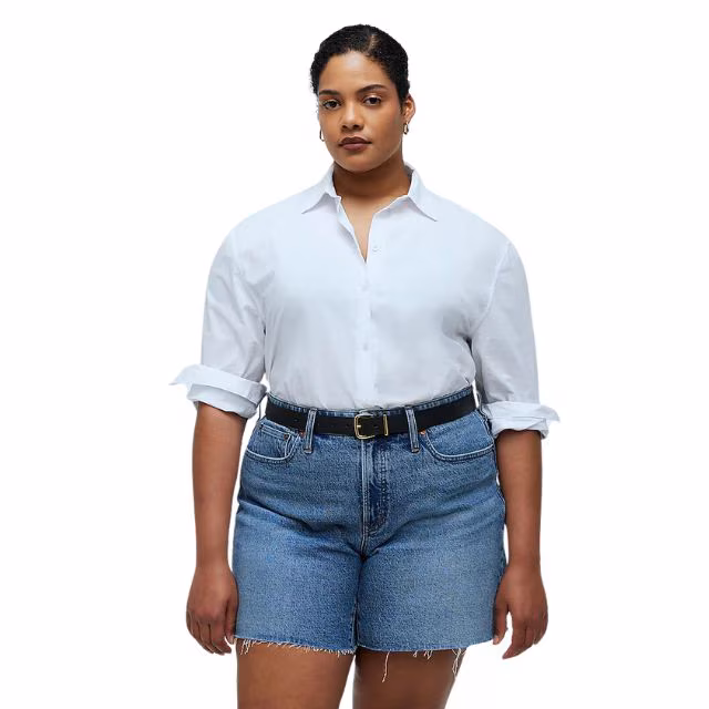 Madewell The Curvy Perfect Vintage Mid-Length Jean Short