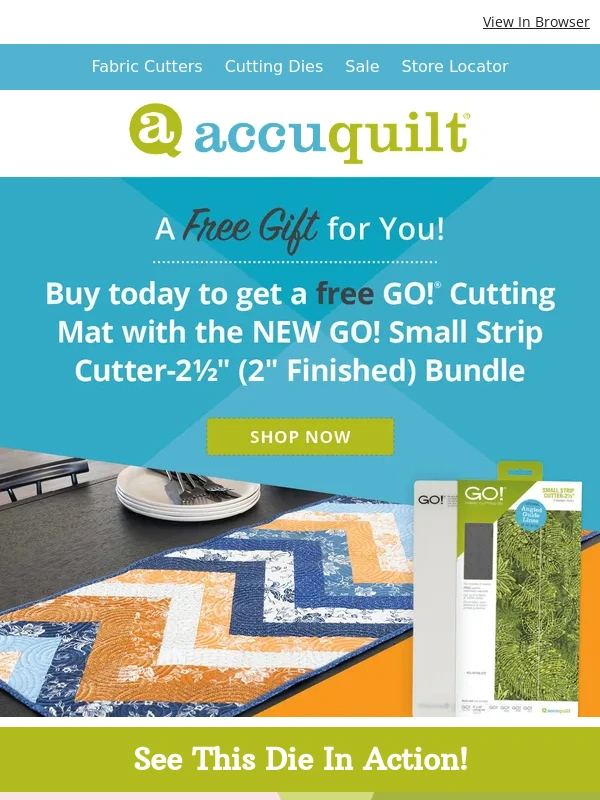 AccuQuilt - A Bundle That Cuts It—and a Free Gift Too ✂️