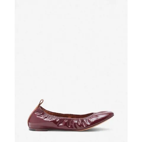 Lanvin The ballerina flat in patent leather