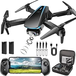 Oddire 1080p FPV Camera Foldable Mini Drone