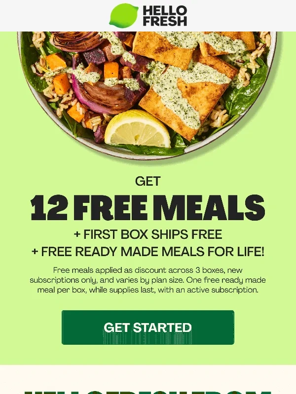 Hello Fresh - Taste What This Spring Sale Has to Offer
