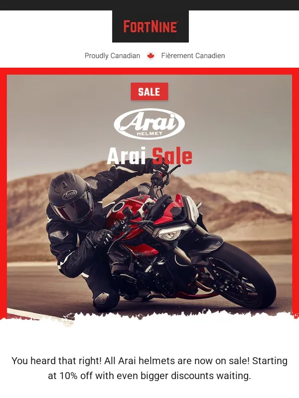 Fortnine - ?Arai Sale - 10% OFF!?