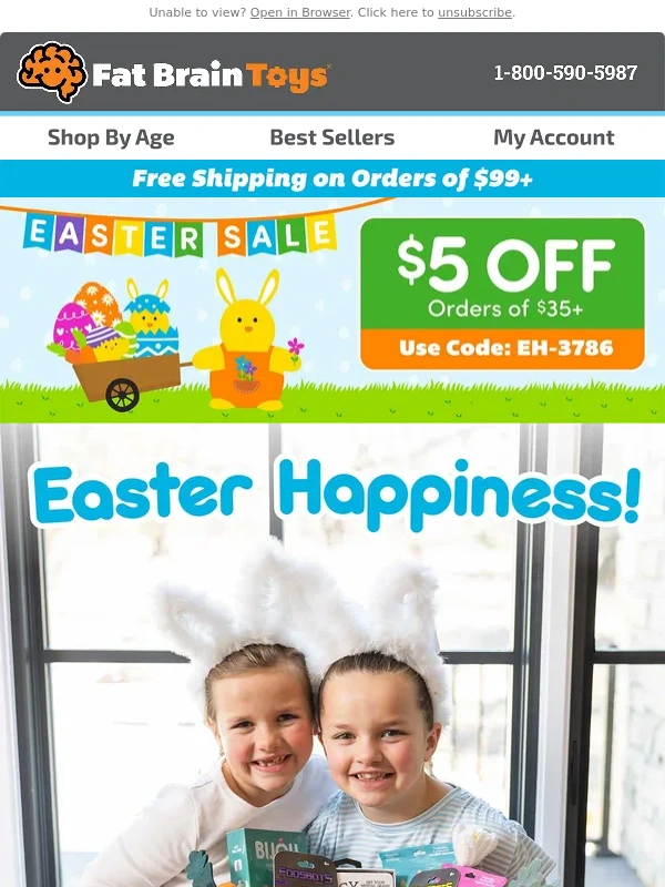 Fat Brain Toys - $5 Off $35+! Ends Monday!