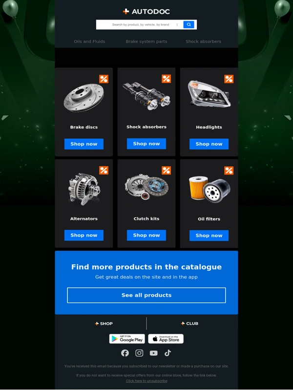 Autodoc - ? Spring BLACK FRIDAY: up to –46% compared to RRP on spare parts