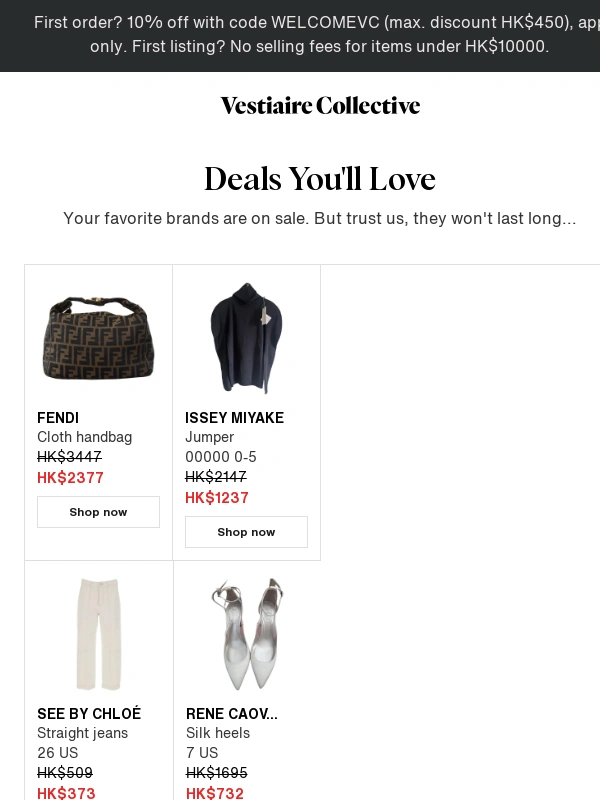 Vestiaire Collective - Just Reduced: Fendi & More