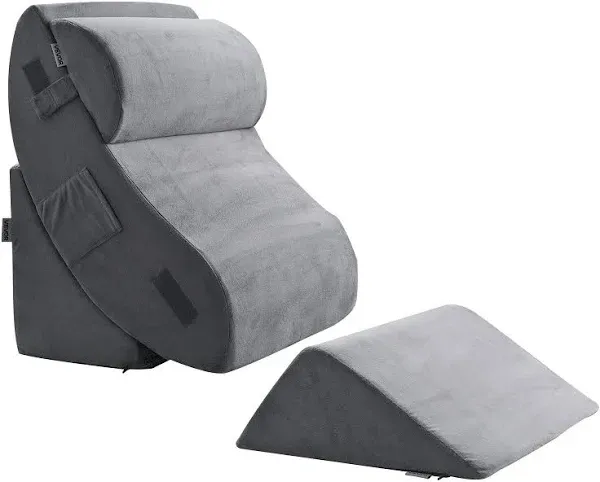 VEVOR Orthopedic Bed Wedge Pillow 4 Pcs