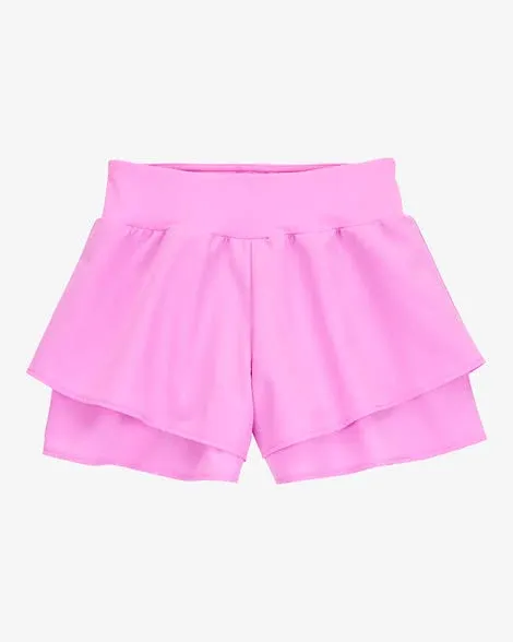 Carter's Kid Girls Flowy Tie-Dye Layered Flip Shorts