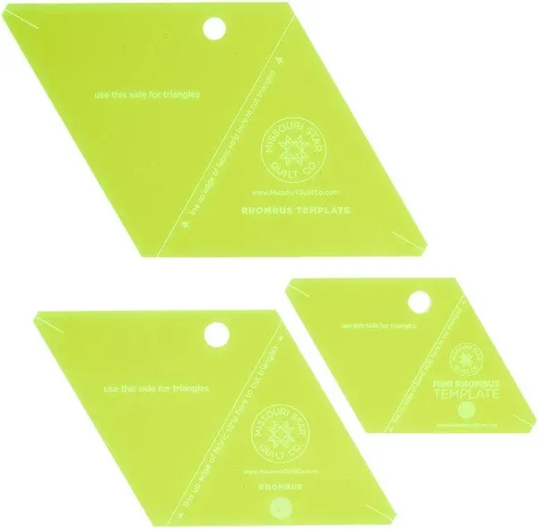 Missouri Star Rhombus Template Bundle