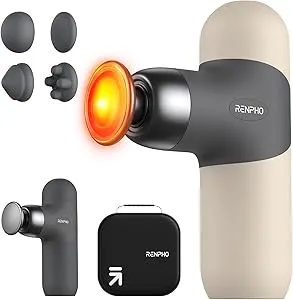 Renpho Mini Muscle Portable Massager Gun w/ Heat & Carry Case (4 Colors) $49.99 + Free Shipping