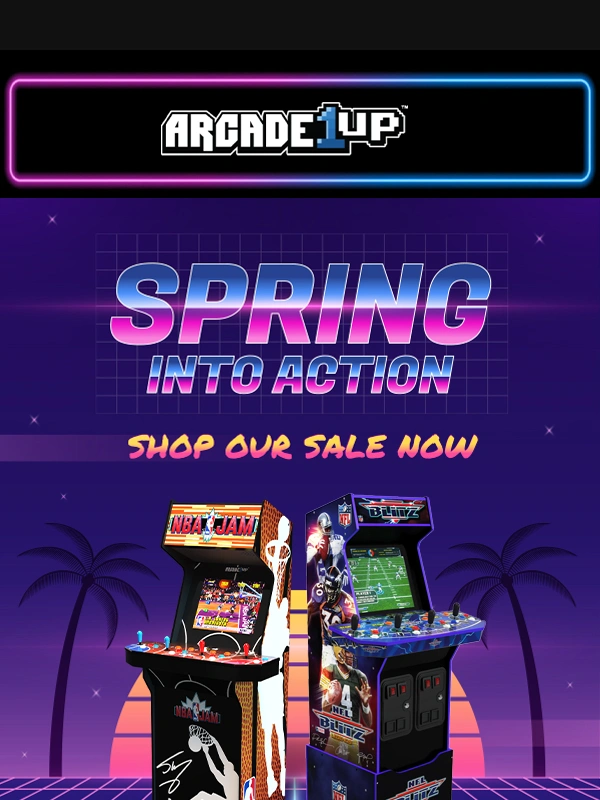 Arcade1Up - Level Up Your Spring Savings with Arcade1Up!