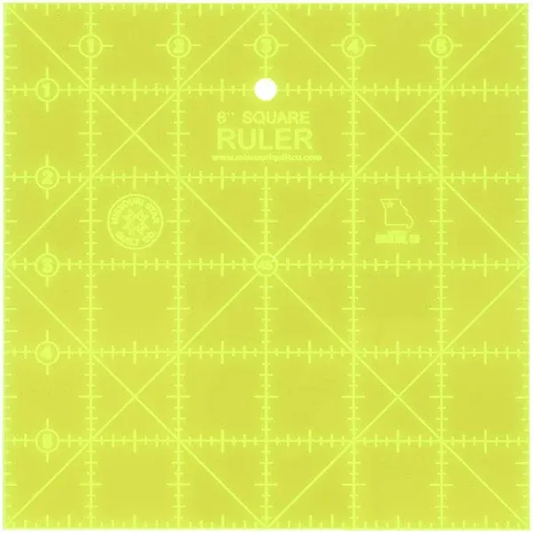 Missouri Star Quilt Co. 6" x 6" Square Ruler