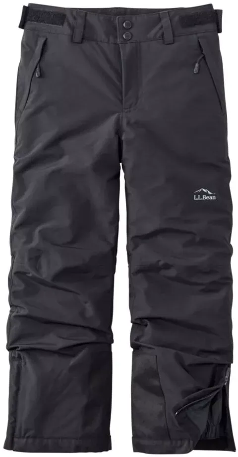 Kids' Waterproof Wildcat Insulated Snow Pants Black 14, Synthetic/Nylon L.L.Bean
