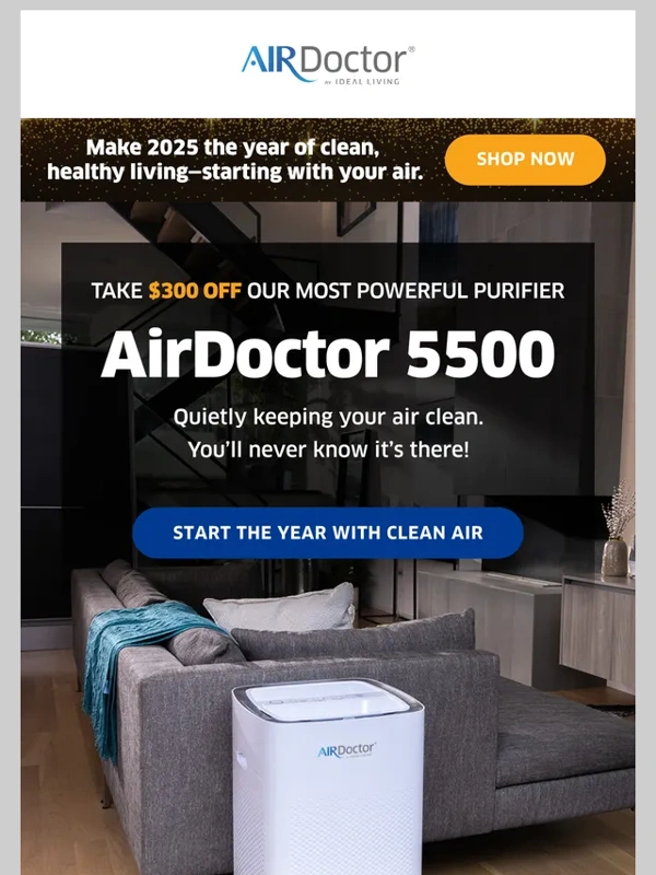 AirDoctor - The AirDoctor 5500 is now $300 OFF ?