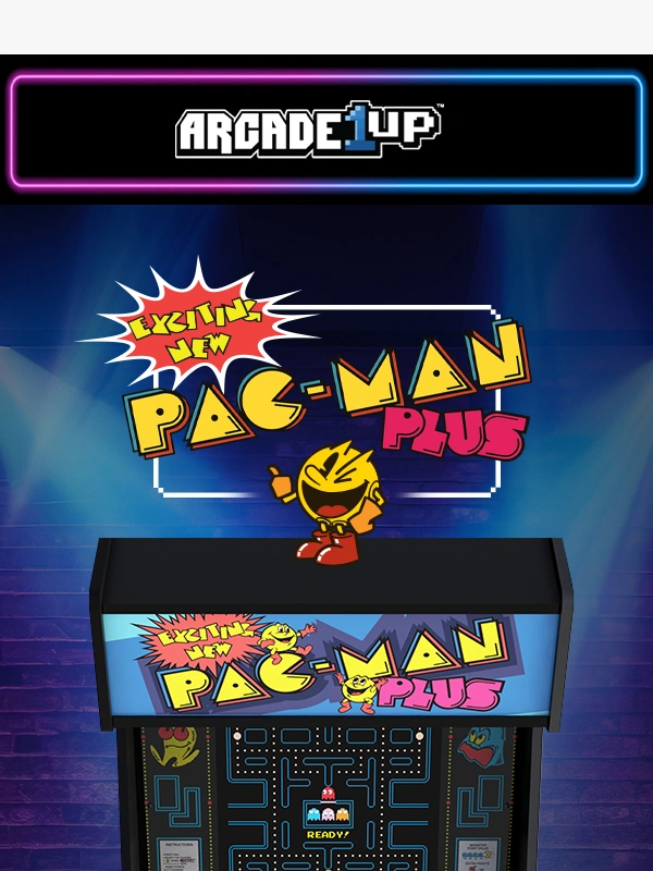 Arcade1Up - Limited Edition PAC-MAN Plus Deluxe: Retro Fun,Modern Twist—Order Now! ?️