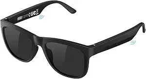 Bluetooth Glasses for Women & Men, Smart Audio Sunglasses for Men with Built-in Speakers, UV400 Protection, Wireless Music & Calls, Lightweight Frame, Touch Control Compatible with iOS/Android