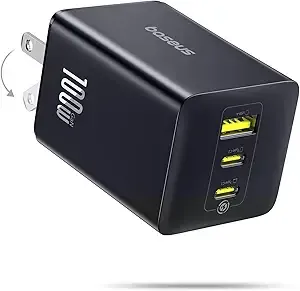 [Prime] 100W Baseus 3-Port USB-C GaN Wall Charger Block (2x USB-C, 1x USB-A) $20.69 & More + Free Shipping