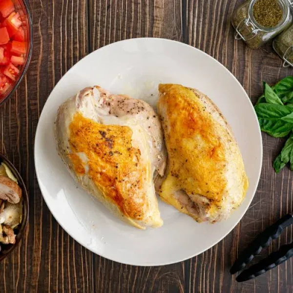 Organic Split Chicken Breasts Bone In