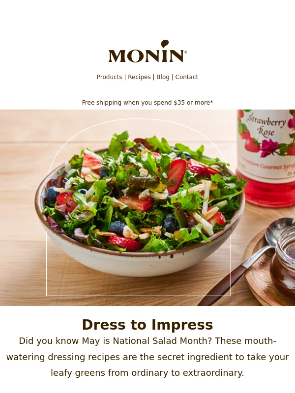 Monin - ? Flavorful Salad Dressings
