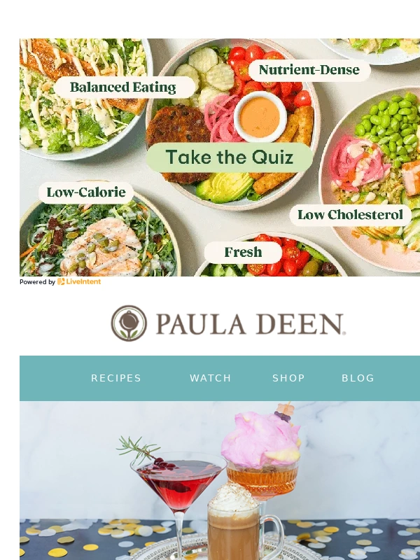 Paula Deen - ? All the Recipes You Need for NYE & NYD!