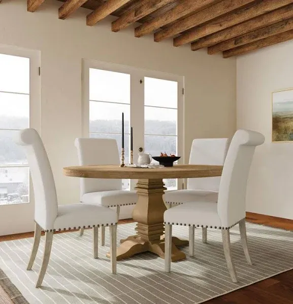 Coaster Florence 7-Piece Round Dining Table Set