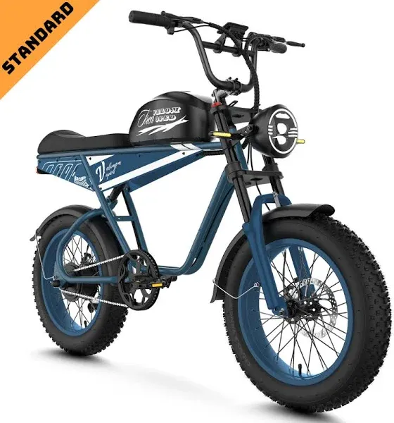 Aipas V1 Velo Electric Bike Combo|Vintage Style|2200W Motor|30Ah