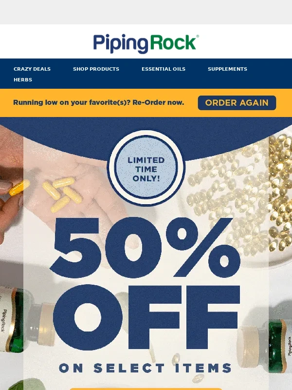 Piping Rock - 50% OFF Starts Now!