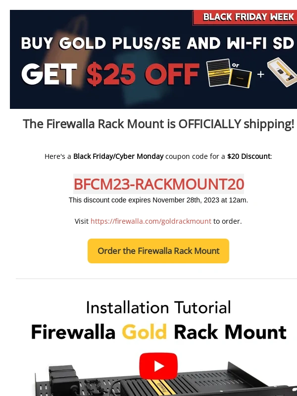 Firewalla - Firewalla Black Friday ?