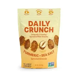Daily Crunch Turmeric + Sea Salt Sprouted Almonds, 4 OZ