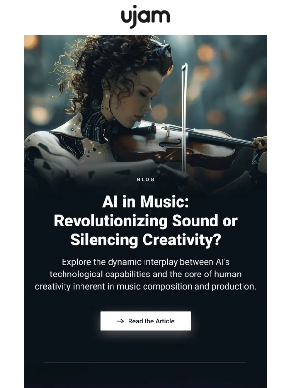 UJAM - AI in Music: Revolutionizing Sound or Silencing Creativity? ?