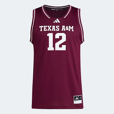 adidas Men's Texas A&M Swingman Jersey (Maroon/White) $41 + Free Shipping
