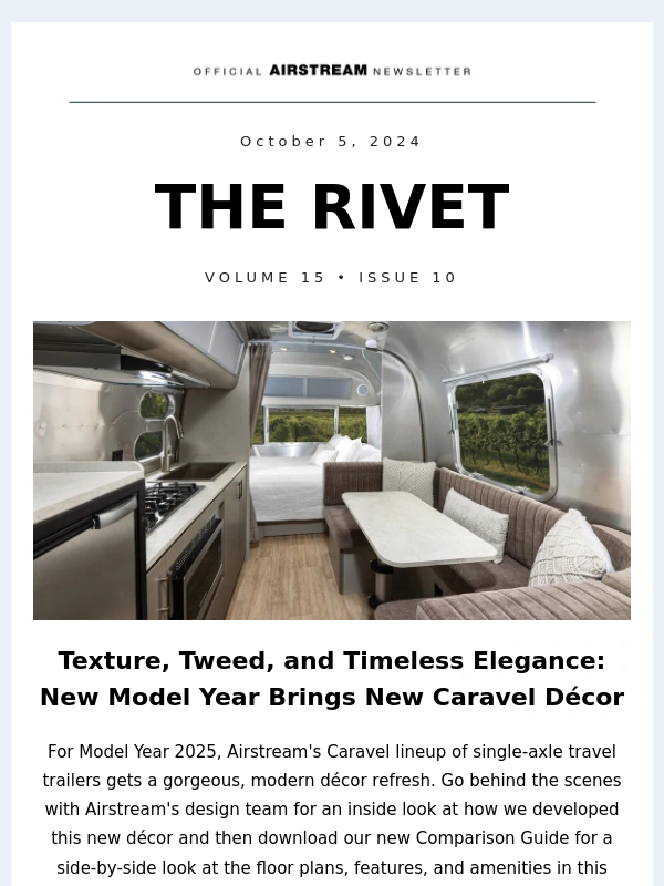 Airstream - Which Airstream Gets a Décor Refresh in 2025?