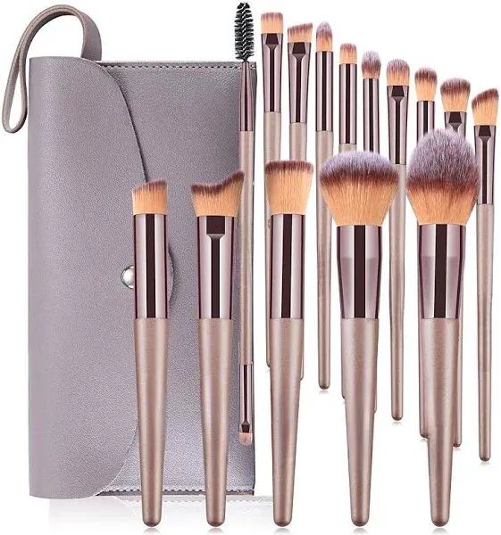 Heymkgo 15 Pcs Professional Makeup Brushes Set
