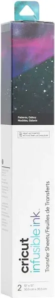 Cricut Infusible Ink Transfer Sheets Galaxy 12"x12" (2/Pkg)