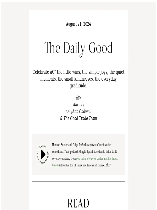 The Good Trade - 8.21.24 | ? A guide to sewing your own clothes