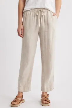Caslon Tapered Linen Pants