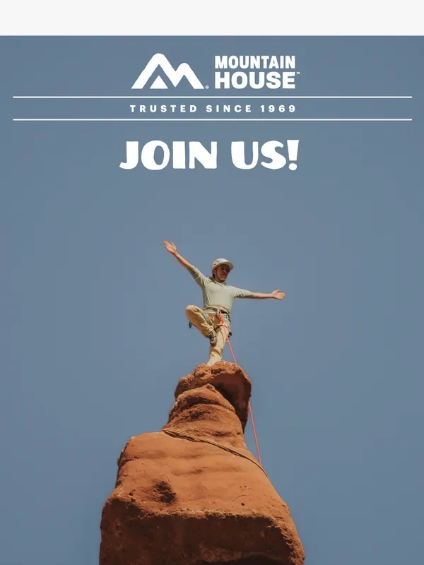 Mountain House - Just For You - 20% OFF!