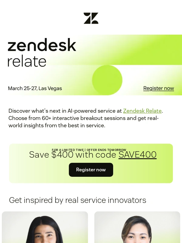 Zendesk - Zendesk Relate: Lead the future of AI service
